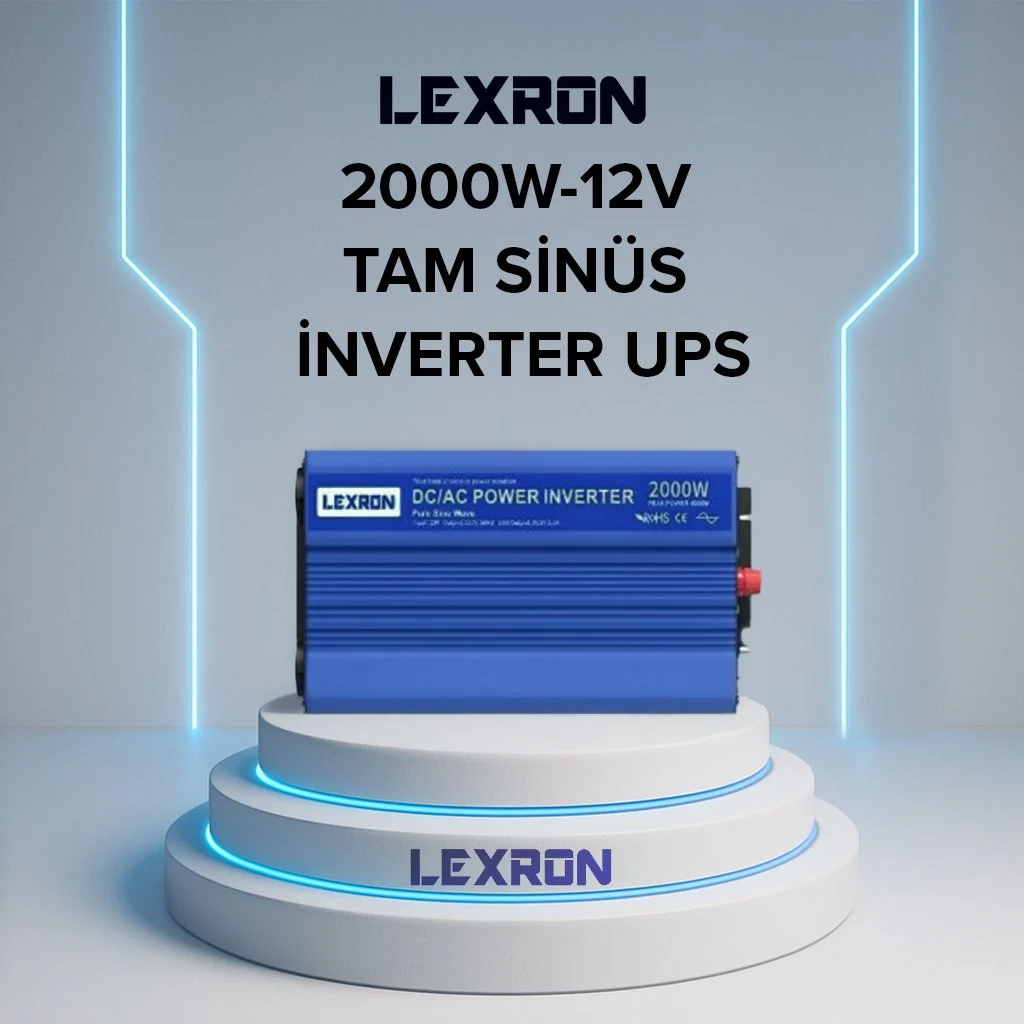 Lexron 2000W 12V UPS Tam Sinüs İnverter