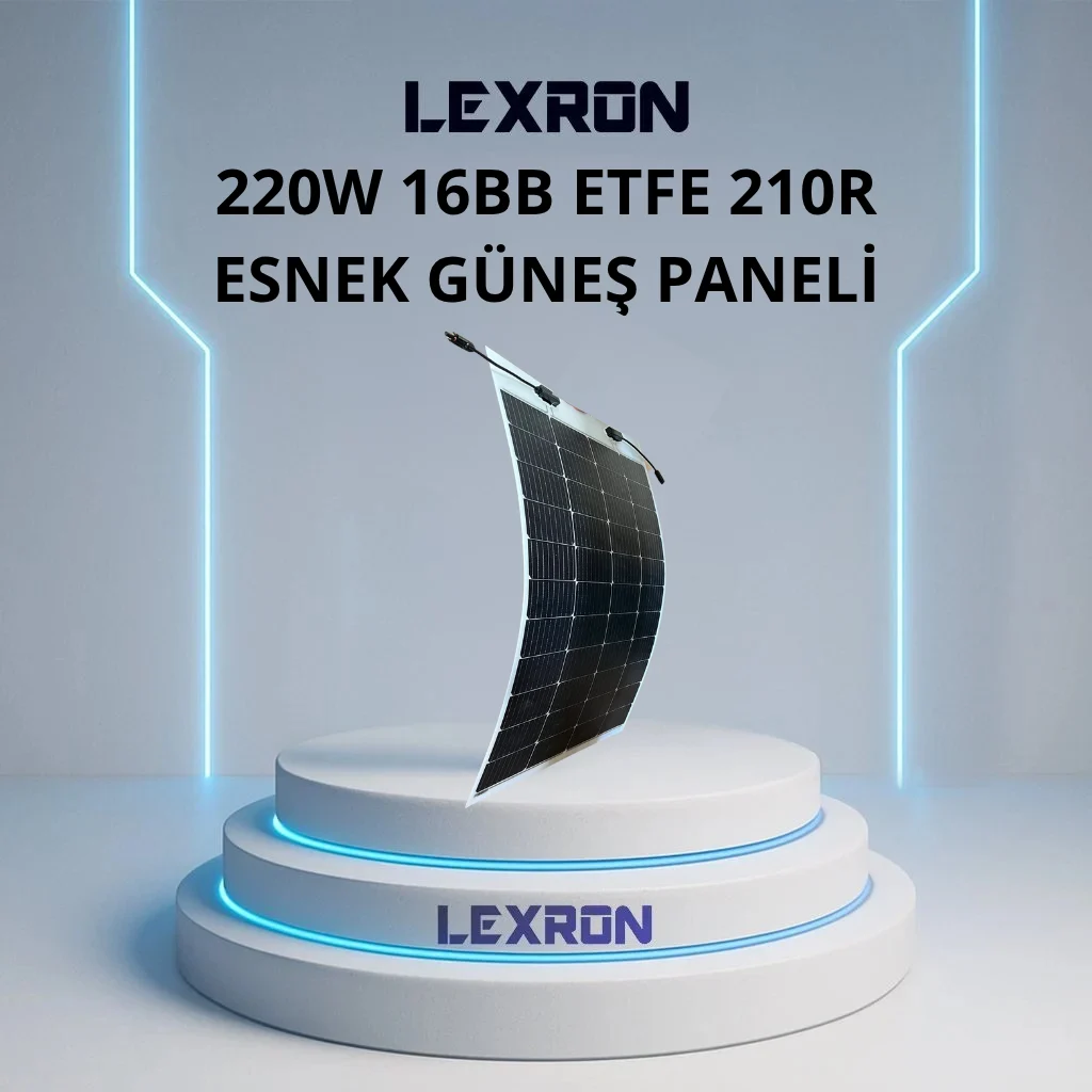 Lexron 195W Topcon Esnek Güneş Paneli