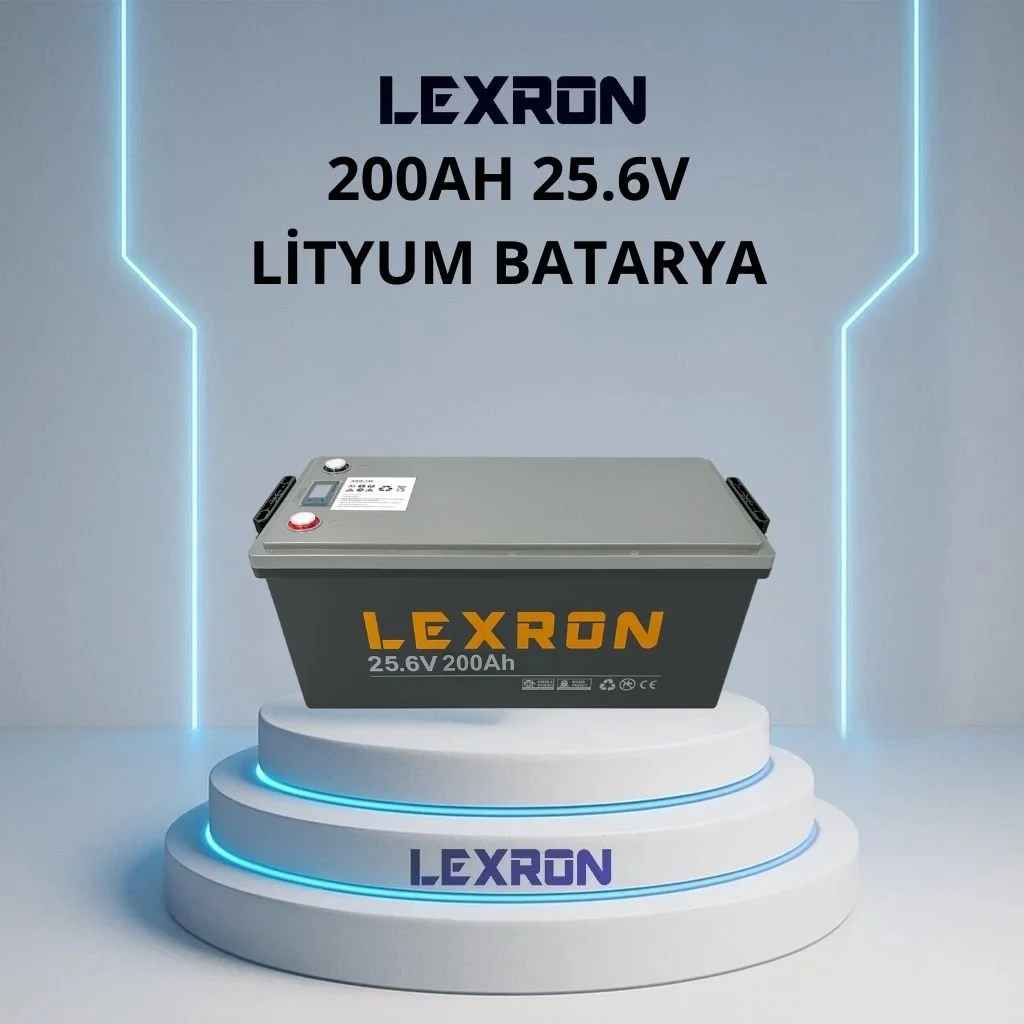 Lexron 200Ah 25.6V Lityum Batarya