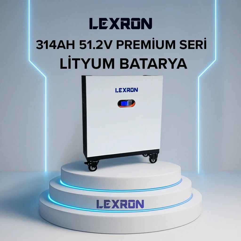 Lexron 314Ah 51.2V Premium Lityum Batarya
