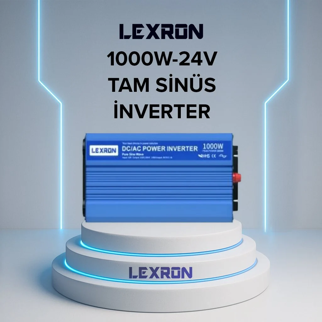 Lexron 1000W 24V Tam Sinüs İnverter