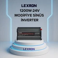 Lexron 1200W 24V Modifiye Sinüs İnverter