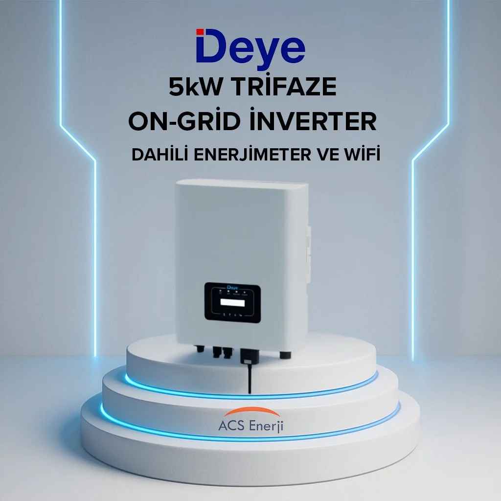 Deye 5kW Trifaze On-Grid İnverter