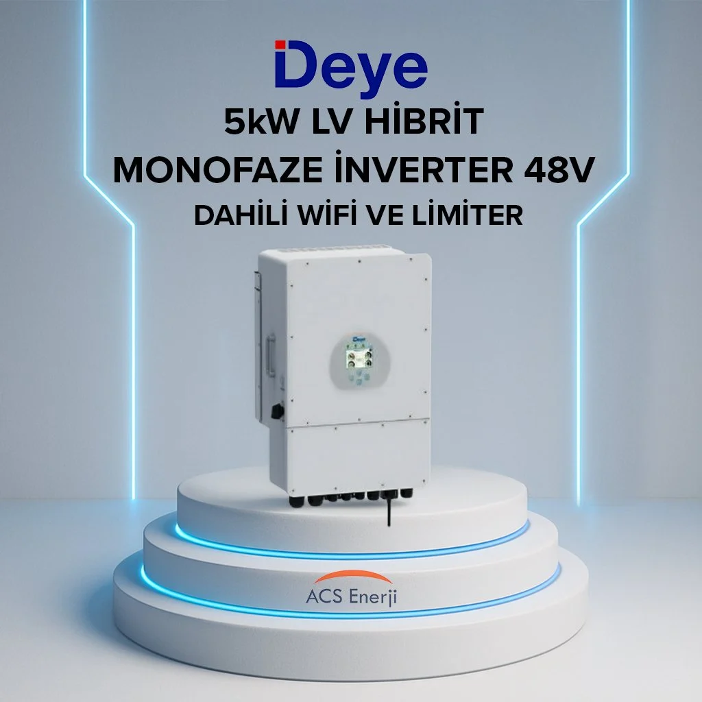 Deye 5kW Monofaze LV Hibrit