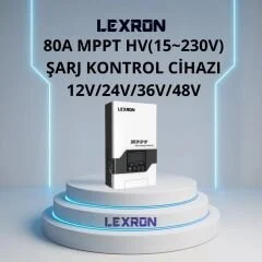 Lexron 80A HV MPPT Şarj Kontrol Cihazı